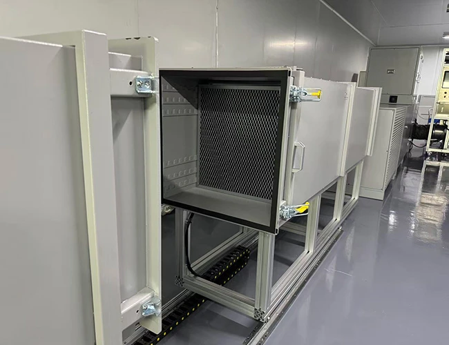 Air filter airflow resistance testing equipment