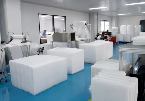 Cleanroom HEPA Air Filter Production Workshop