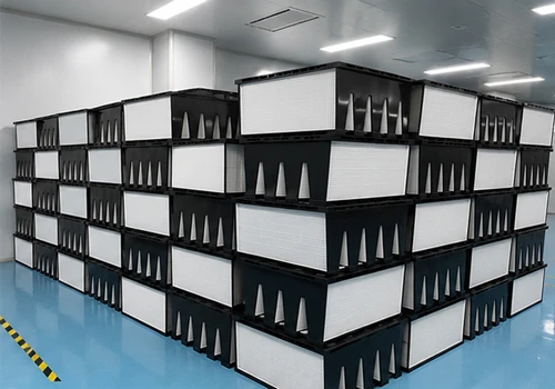 V-bank HEPA air filter factory