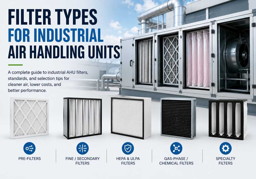 Filter Types for Industrial Air Handling Units