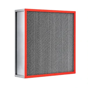 High Temperature Deep Pleat HEPA Filter