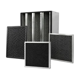 chemical air filter for gas-phase filtration and VOC removal